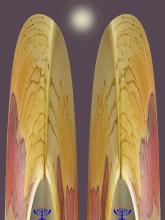 New Synagogue Towers abstract image digital art photograph Raphael Shevelev